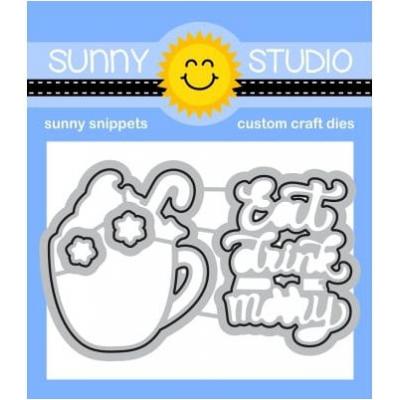 Sunny Studios Cutting Die - Merry Mocha